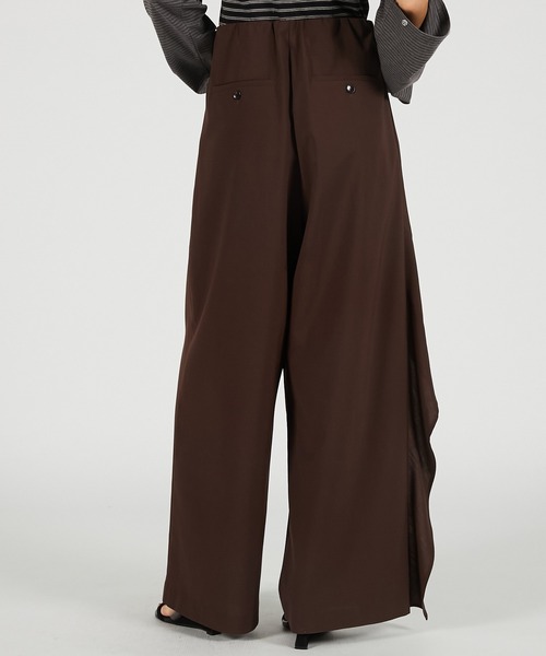 PRANK PROJECT(プランクプロジェクト)の「【2026Summer Pre-Order】ドレープスーチングパンツ / Drape Suiting Pants(スラックス・レディース・ブラウン/グレー/ブラック・36/38)」の17枚目の写真