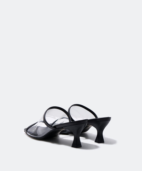 YUJI(ユジ)の「CLEAR MULE BLACK(パンプス・レディース・ブラック・23cm/23.5cm/24cm/24.5cm/25cm)」の3枚目の写真