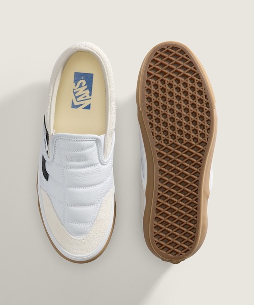VANS(バンズ)の「PITCH TO STREET スリッポン SP / LX Classic Slip-On 98 SP TDC W VN000Z62YB21(スリッポン・メンズ・ホワイト・8/8.5/9/10/7.5/9.5/12/11/11.5/10.5)」の3枚目の写真