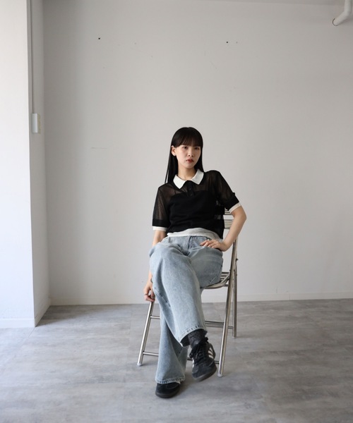 model：164cm. 着用サイズ：FREE
