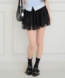 ALLuRing ChaRm | Frilled Lace  Dot Mini Skirt / フリルレースドットミニスカート(スカート)