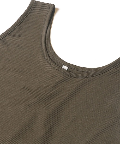 coca(coca)(コカ)の「とろみリブノースリーブワンピース(ワンピース・レディース・カーキ/ブラック・L/M/S)」の16枚目の写真