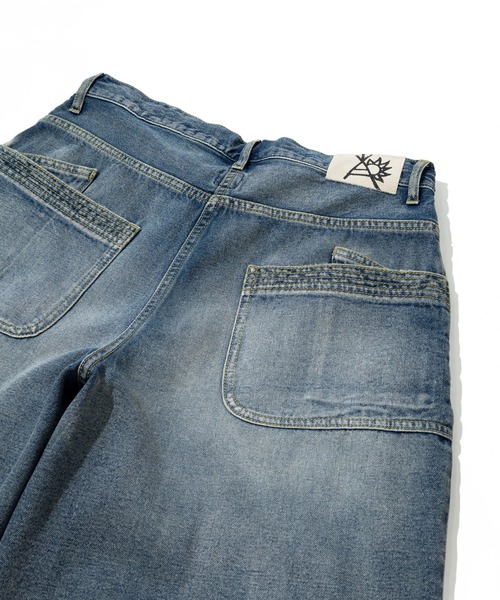 go slow caravan(ゴースローキャラバン)の「10oz デニムバイアスダメージ ワイドショーツ(その他パンツ・メンズ・インディゴブルー/ブラック系その他・MEDIUM/LARGE/X-LARGE)」の13枚目の写真