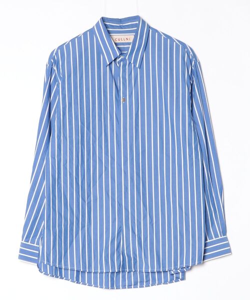 CULLNI クルニ 長袖シャツ ブルー セール/ブランド古着】長袖シャツ（シャツ/ブラウス）｜CULLNI（クルニ