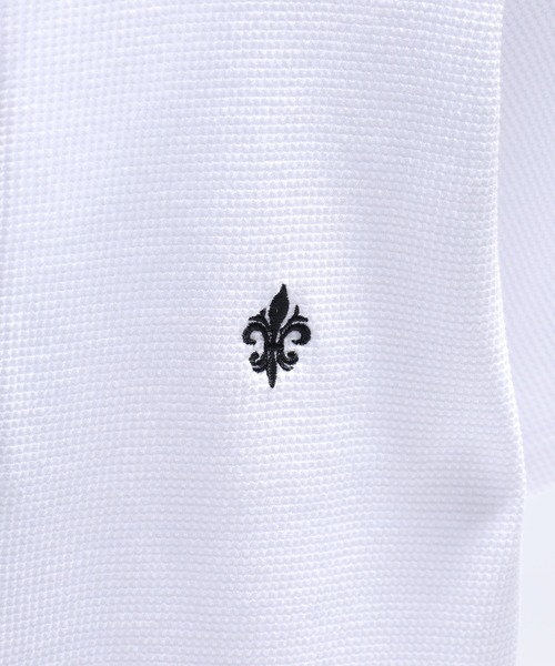 bike star(バイクスター)の「BIKE STAR ワンポイント刺繍ワッフルジャストフィットヘンリーネックT 半袖(Tシャツ/カットソー・メンズ・ブラック/ホワイト/チャコール/レッド・S/M/L)」の13枚目の写真