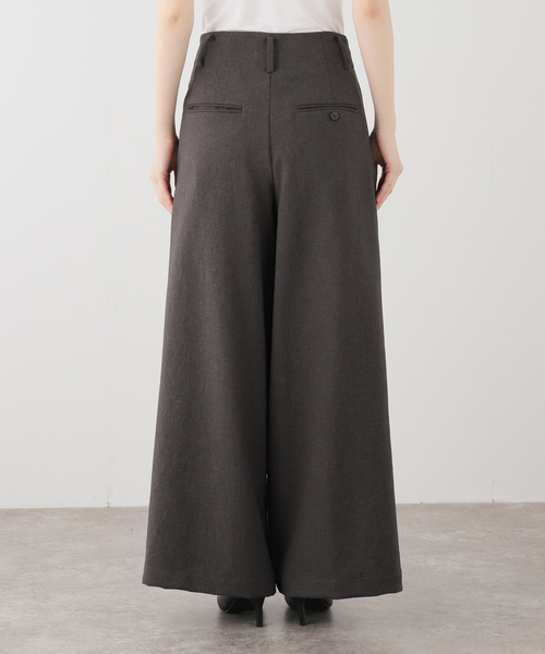 JOURNAL STANDARD(ジャーナルスタンダード)の「ハイウエストタックワイドパンツ(その他パンツ・レディース・チャコールグレー/ベージュ・38/36)」の5枚目の写真