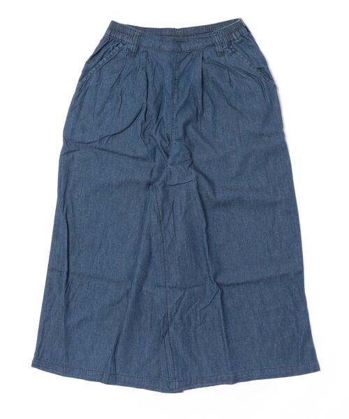 RCD(アールシーディー)の「エアリーデニム前タックワイドパンツ(デニムパンツ・レディース・ワンウォッシュ/ネイビー・LL/L/3L/M/4L)」の18枚目の写真