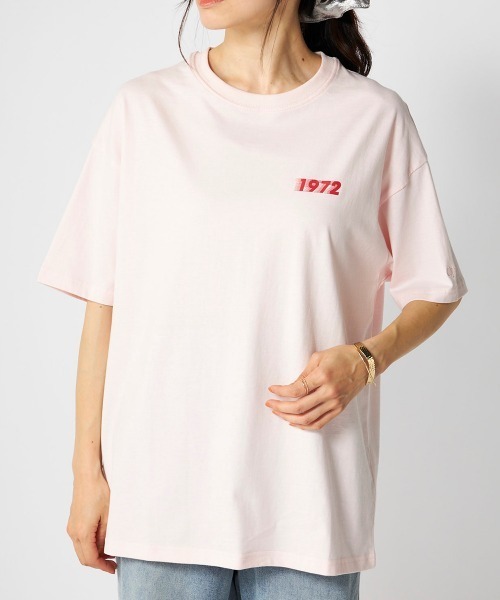 Ocean Pacific(オーシャンパシフィック)の「【OP:オーピー】レディースカレッジロゴコットンTシャツ バックプリント(Tシャツ/カットソー・レディース・チャコールグレー/ピンク・LARGE/X-LARGE/MEDIUM)」の20枚目の写真