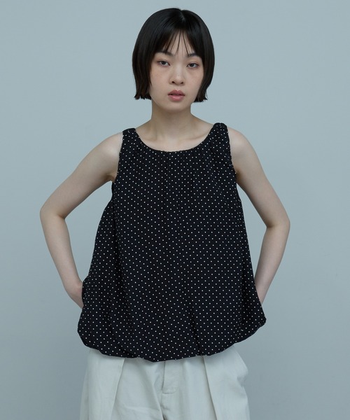leimn(レイムン)の「ドットバルーントップス(タンクトップ・レディース・ブラック/ホワイト・FREE)」の22枚目の写真