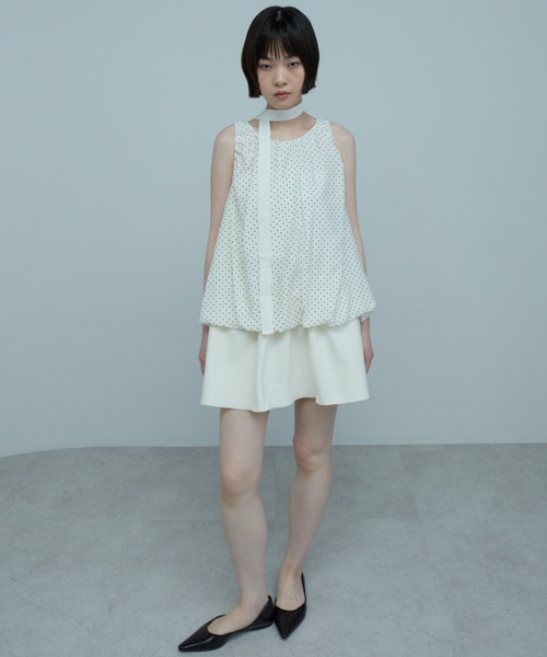 leimn(レイムン)の「ドットバルーントップス(タンクトップ・レディース・ブラック/ホワイト・FREE)」の18枚目の写真