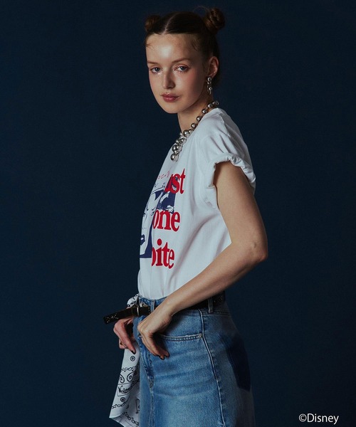 Disney(ディズニー)の「(COLSUN)QUEEN GRIMHILDE S/S TEE(Tシャツ/カットソー・レディース・ホワイト・S/M)」の3枚目の写真