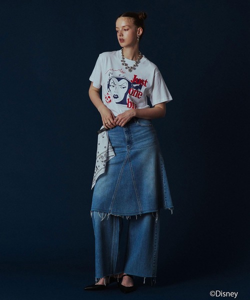 Disney(ディズニー)の「(COLSUN)QUEEN GRIMHILDE S/S TEE(Tシャツ/カットソー・レディース・ホワイト・S/M)」の4枚目の写真