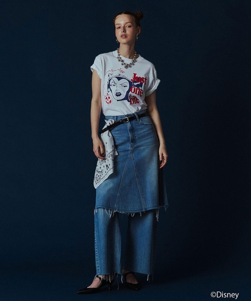 Disney(ディズニー)の「(COLSUN)QUEEN GRIMHILDE S/S TEE(Tシャツ/カットソー・レディース・ホワイト・S/M)」の5枚目の写真