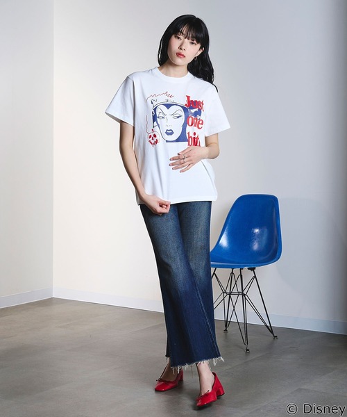 Disney(ディズニー)の「(COLSUN)QUEEN GRIMHILDE S/S TEE(Tシャツ/カットソー・レディース・ホワイト・S/M)」の9枚目の写真