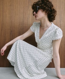 HANNE（アン）の「ドットサテンワンピース（ワンピース）」