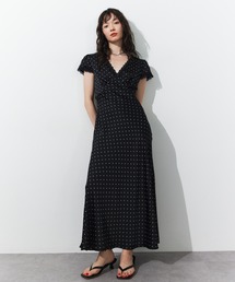 HANNE（アン）の「ドットサテンワンピース（ワンピース）」