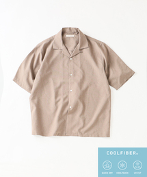 【速乾・接触冷感・UVカット】COOLFIBER(R)Air オープンカラーシャツ