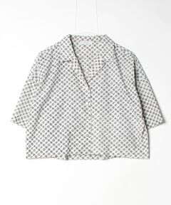 Mesh layered dot shirt / メッシュレイヤードドットシャツ（シャツ