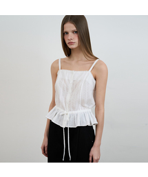 Lace String Sleeveless [Ivory]