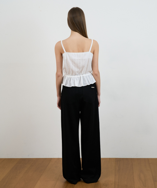 DEHEVE（デヘヴェ）の「Lace String Sleeveless [Ivory]（Tシャツ/カットソー・レディース・アイボリー・OS）」の7枚目の写真