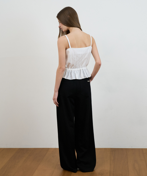 DEHEVE（デヘヴェ）の「Lace String Sleeveless [Ivory]（Tシャツ/カットソー・レディース・アイボリー・OS）」の8枚目の写真