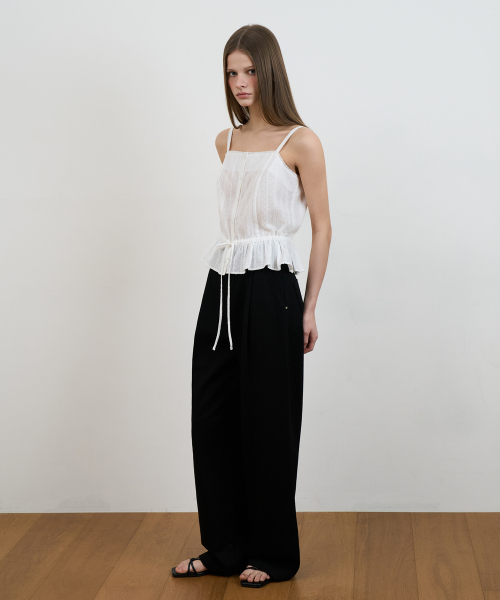 DEHEVE（デヘヴェ）の「Lace String Sleeveless [Ivory]（Tシャツ/カットソー・レディース・アイボリー・OS）」の11枚目の写真