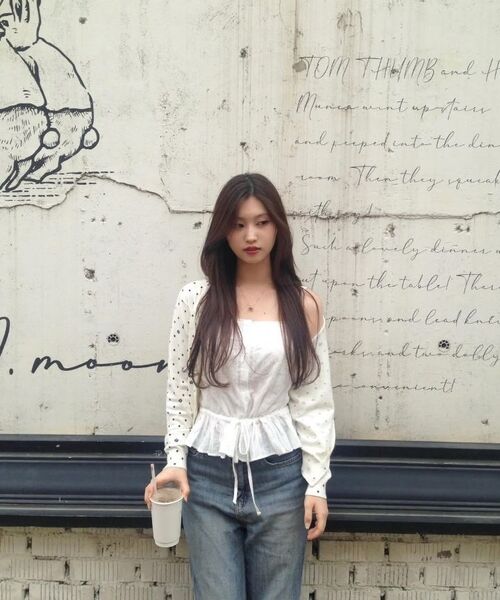 DEHEVE（デヘヴェ）の「Lace String Sleeveless [Ivory]（Tシャツ/カットソー・レディース・アイボリー・OS）」の12枚目の写真