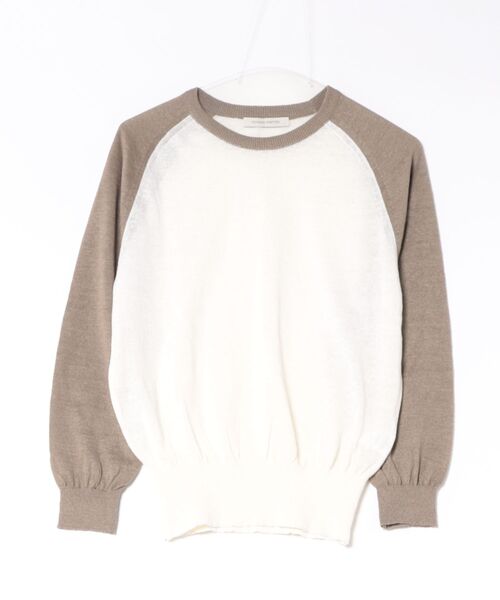 Scrap Book（スクラップブック）の「【NOTHING WRITTEN】GRIN LINEN KNIT TOP（ニット/セーター・レディース・ホワイト系その他・S）」の6枚目の写真