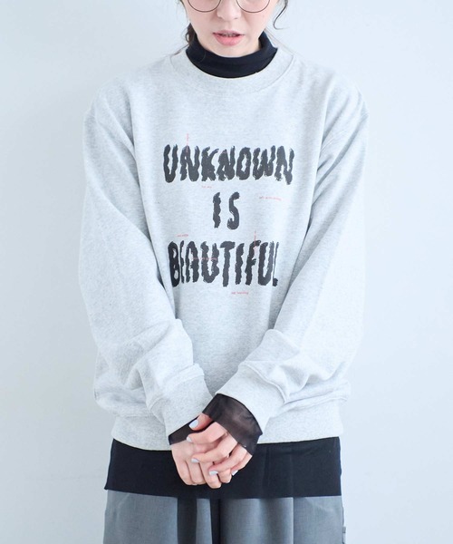 I am I in fact...（アイアムアイインファクト）の「U＝B SWEAT SHIRT（スウェット・レディース・グレー・FREE）」の2枚目の写真