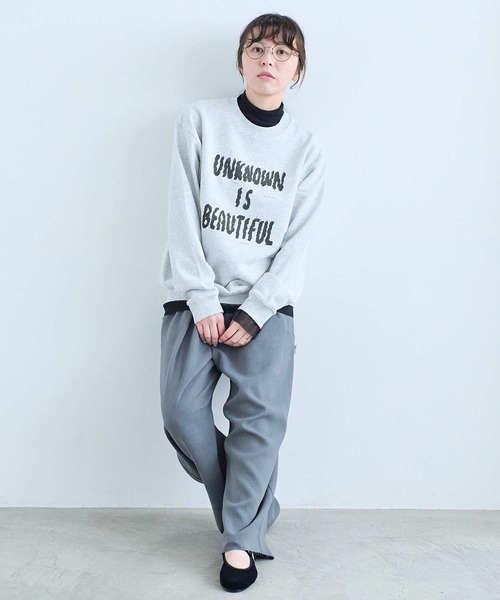 I am I in fact...（アイアムアイインファクト）の「U＝B SWEAT SHIRT（スウェット・レディース・グレー・FREE）」の15枚目の写真