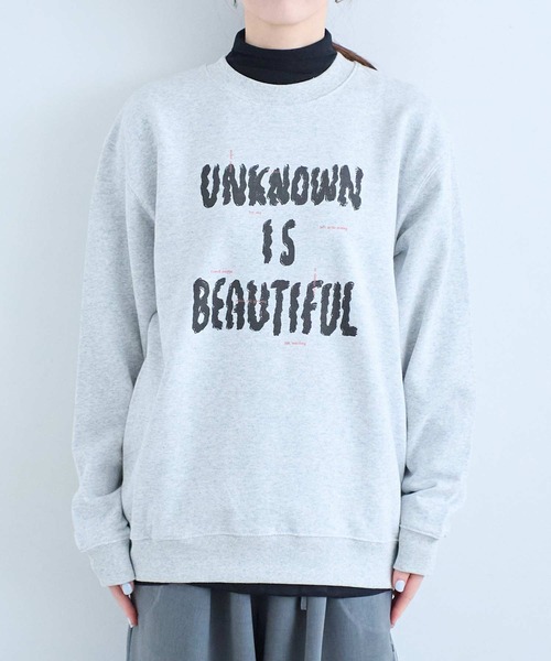 I am I in fact...（アイアムアイインファクト）の「U＝B SWEAT SHIRT（スウェット・レディース・グレー・FREE）」の16枚目の写真
