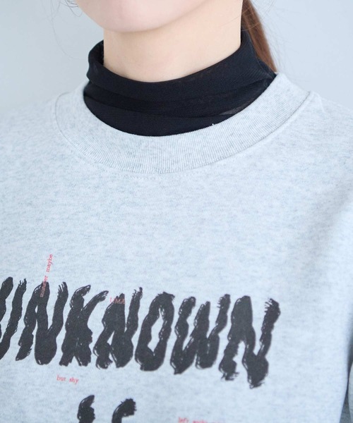 I am I in fact...（アイアムアイインファクト）の「U＝B SWEAT SHIRT（スウェット・レディース・グレー・FREE）」の20枚目の写真