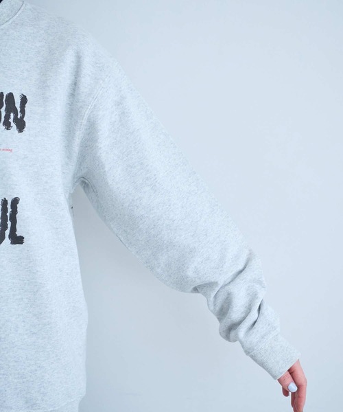 I am I in fact...（アイアムアイインファクト）の「U＝B SWEAT SHIRT（スウェット・レディース・グレー・FREE）」の21枚目の写真