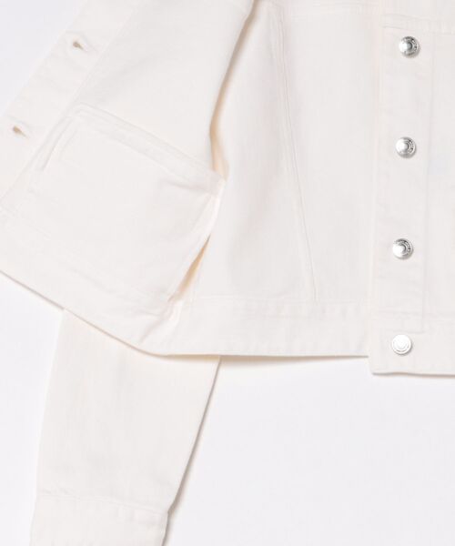 MICHAEL KORS（マイケルコース）の「CARSON デニム ジャケット（デニムジャケット・レディース・ホワイト系・XL/L/M/S/XS）」の3枚目の写真