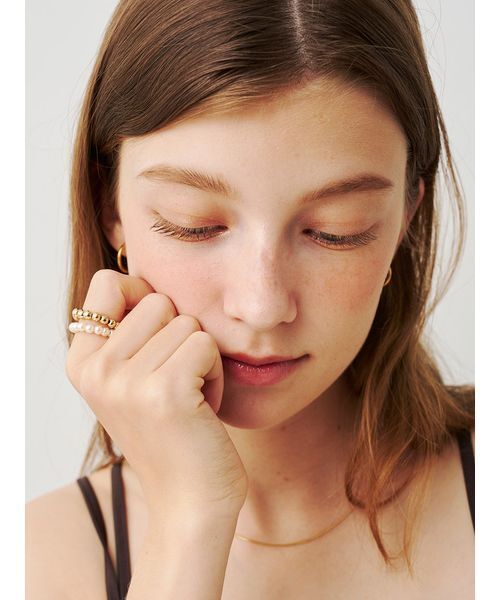 SOFER(ソフェル)の「ミニパールリング(リング・レディース・ゴールド/シルバー・F)」の19枚目の写真