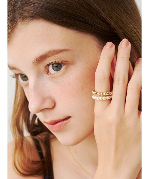 SOFER(ソフェル)の「ミニパールリング(リング・レディース・ゴールド/シルバー・F)」の21枚目の写真