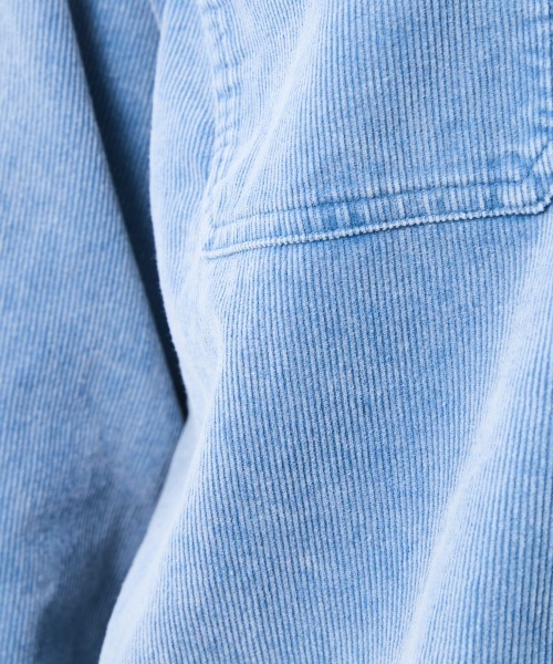 CHIC STYLE（シックスタイル）の「硫化染コーデュロイシャツ＜大きいサイズ有＞シックスタイル（シャツ/ブラウス・レディース・ブラック/モカ/ブルー・3L/LL/L/M/5L/4L）」の22枚目の写真