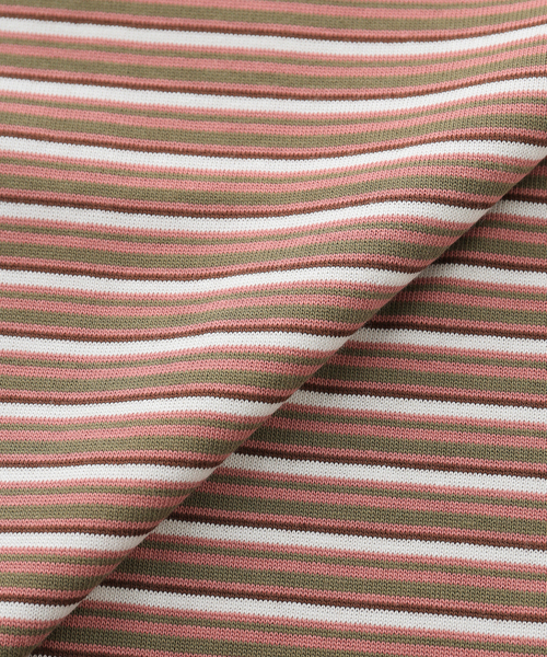STAR&STRIPE(スターアンドストライプ)の「【STAR&STRIPE/スターアンドストライプ】オーバーFIT リンガーT(Tシャツ/カットソー・レディース・チャコールグレー/ブラウン/ピンク/グリーン・FREE)」の5枚目の写真
