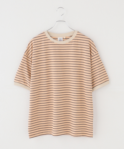 STAR&STRIPE(スターアンドストライプ)の「【STAR&STRIPE/スターアンドストライプ】オーバーFIT リンガーT(Tシャツ/カットソー・レディース・チャコールグレー/ブラウン/ピンク/グリーン・FREE)」の8枚目の写真