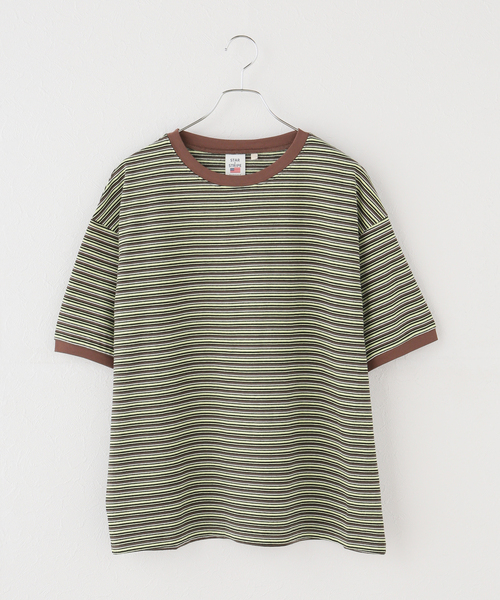 STAR&STRIPE(スターアンドストライプ)の「【STAR&STRIPE/スターアンドストライプ】オーバーFIT リンガーT(Tシャツ/カットソー・レディース・チャコールグレー/ブラウン/ピンク/グリーン・FREE)」の10枚目の写真