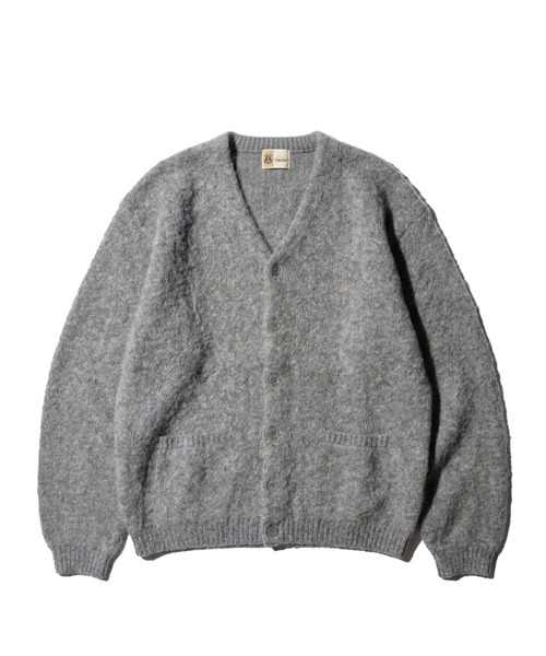 TOWNCRAFT(タウンクラフト)の「TOWNCRAFT / タウンクラフト MOHAIR SHAGGY CARDIGAN モヘア シャギーカーディガン(カーディガン/ボレロ・メンズ・グレー/ブラウン/レッド/ブラック/イエロー/グリーン/オリーブ・SMALL/MEDIUM/LARGE)」の2枚目の写真