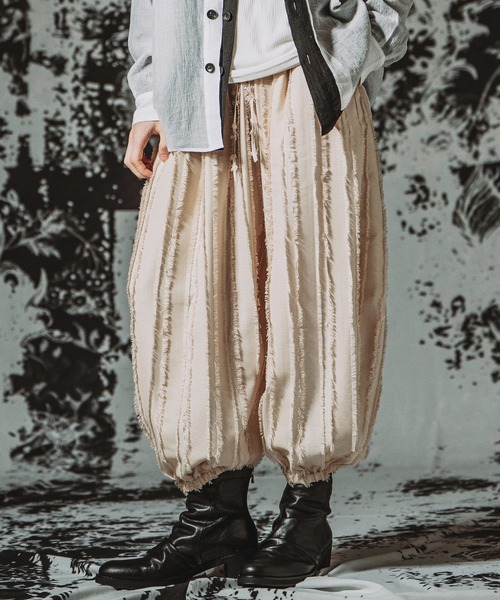 NO ID.(ノーアイディ)の「【NO ID.】Easy Balloon Pants / イージーバルーンPT(その他パンツ・メンズ・ブラック/アイボリー/その他23・1/2)」の4枚目の写真