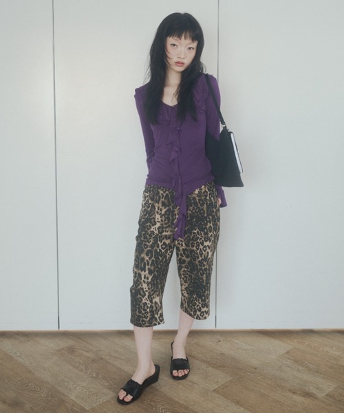 chernyy(チェルニー)の「chernyy 2way cotton bag / 2WAYコットンバッグ(ショルダーバッグ・レディース・ブラウン/ベージュ/ブラック・FREE)」の9枚目の写真