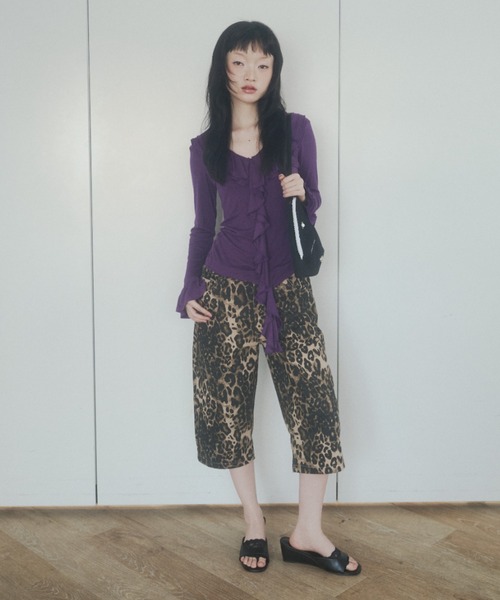 chernyy(チェルニー)の「chernyy 2way cotton bag / 2WAYコットンバッグ(ショルダーバッグ・レディース・ブラウン/ベージュ/ブラック・FREE)」の10枚目の写真