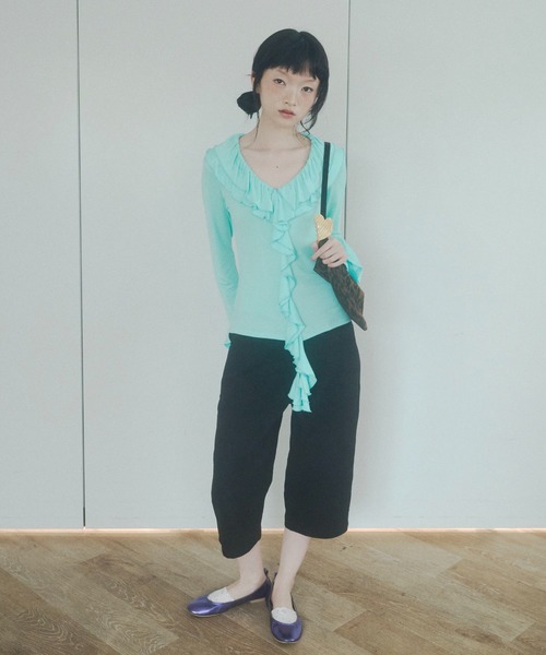 chernyy(チェルニー)の「chernyy 2way cotton bag / 2WAYコットンバッグ(ショルダーバッグ・レディース・ブラウン/ベージュ/ブラック・FREE)」の12枚目の写真