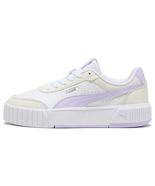 PUMA(プーマ)の「PUMA プーマ ウィメンズ キャリーナ ミア スニーカー(スニーカー・レディース・ホワイト×パープル/ホワイト×ブルー・25.0cm/25.5cm/24.0cm/22.5cm/23.0cm/23.5cm/24.5cm/22.0cm)」の2枚目の写真
