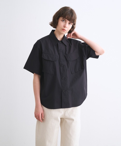 Traditional Weatherwear(トラディショナルウェザーウェア)の「SHIRT 202(Tシャツ/カットソー・レディース・ダークネイビー/オフホワイト・XS/S)」の3枚目の写真