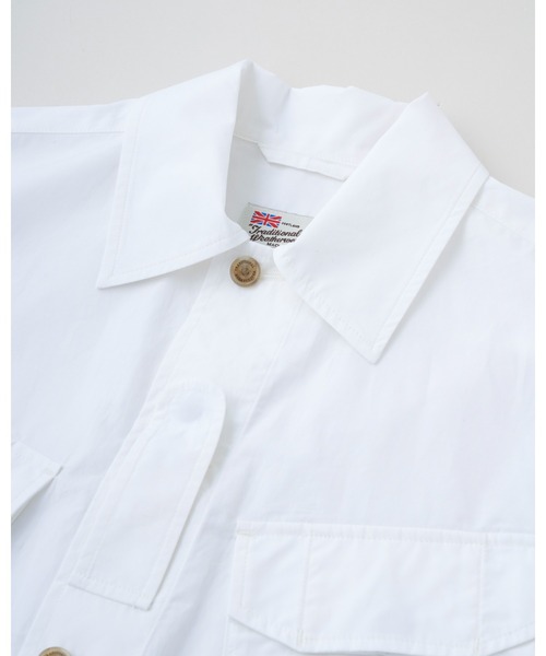 Traditional Weatherwear(トラディショナルウェザーウェア)の「SHIRT 202(Tシャツ/カットソー・レディース・ダークネイビー/オフホワイト・XS/S)」の8枚目の写真