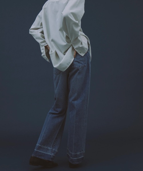 AUTHEN(オーセン)の「【AUTHEN】オーセン/ SILKNIZED TWILL REGULAR SHIRT(ユニセックス)(シャツ/ブラウス・メンズ・ブラック/オフホワイト/ブラウン/ブラック系その他・MEDIUM/LARGE/SMALL)」の9枚目の写真