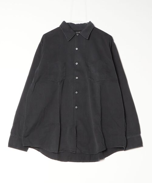 AUTHEN(オーセン)の「【AUTHEN】オーセン/ SILKNIZED TWILL REGULAR SHIRT(ユニセックス)(シャツ/ブラウス・メンズ・ブラック/オフホワイト/ブラウン/ブラック系その他・MEDIUM/LARGE/SMALL)」の13枚目の写真